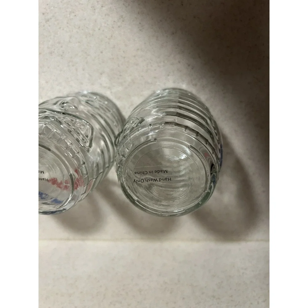 Bubba Gump‎ Shrimp Co Hawaiian Luau Tiki Drinking Glass 16oz Souvenir Cup Lot 4